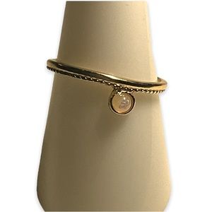 New Woman’s Pink Fire Opal 9k Gold Classy Boho Vintage Style Ring Size: 7